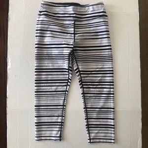 Tommy Hilfiger Sport Crop Leggings Striped Size M